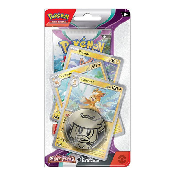 Pokemon TCG: Scarlet & Violet Paldea Evolved Checklane Blister - Pawmot
