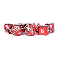 Fanroll - 16mm Metal Polyhedral Dice Set: Red