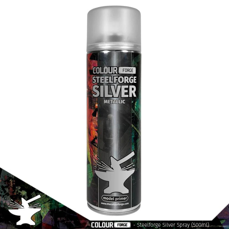 Colour Forge: Steelforge Silver Spray (500ml)