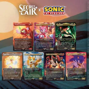 Magic The Gathering (MTG): Secret Lair: Sonic The Hedgehog: Friends & Foes Non Foil (WPN Exclusive)