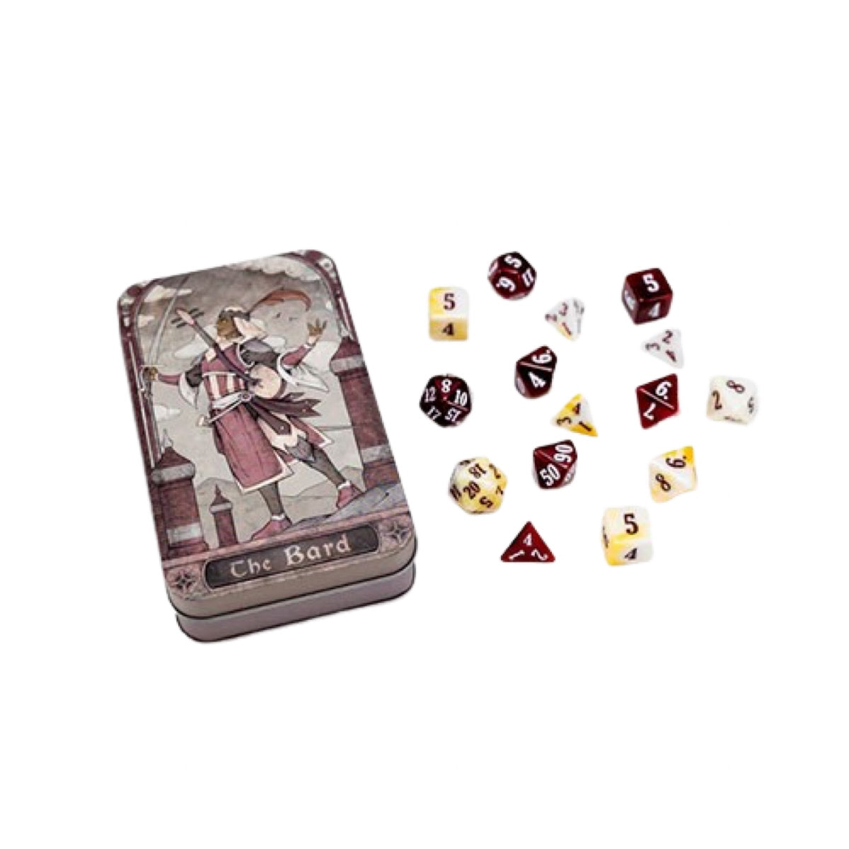 Beadle & Grimms: Character Class Dice Set in Tin: The Bard