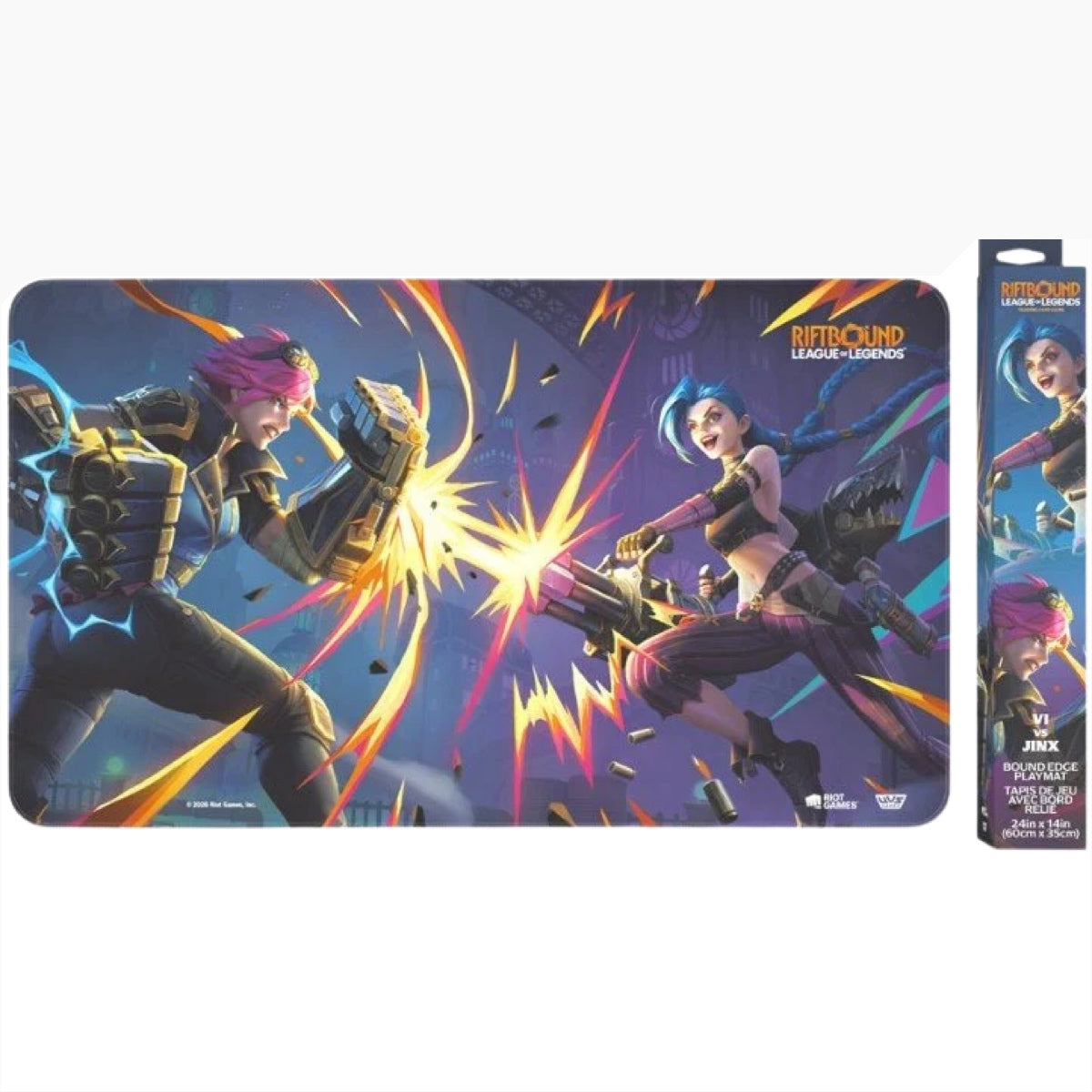 Riftbound: League of Legends TCG Vendetta Vi Vs Jinx Playmat