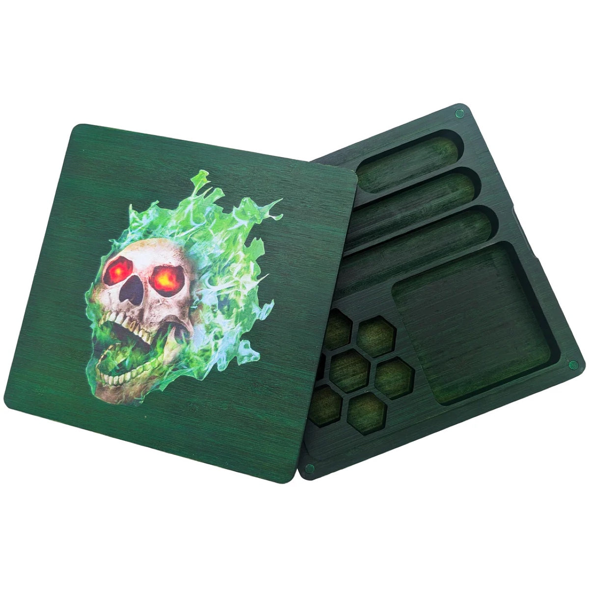 Mystery Dice Goblin (MDG): Wooden Dice Box - Green
