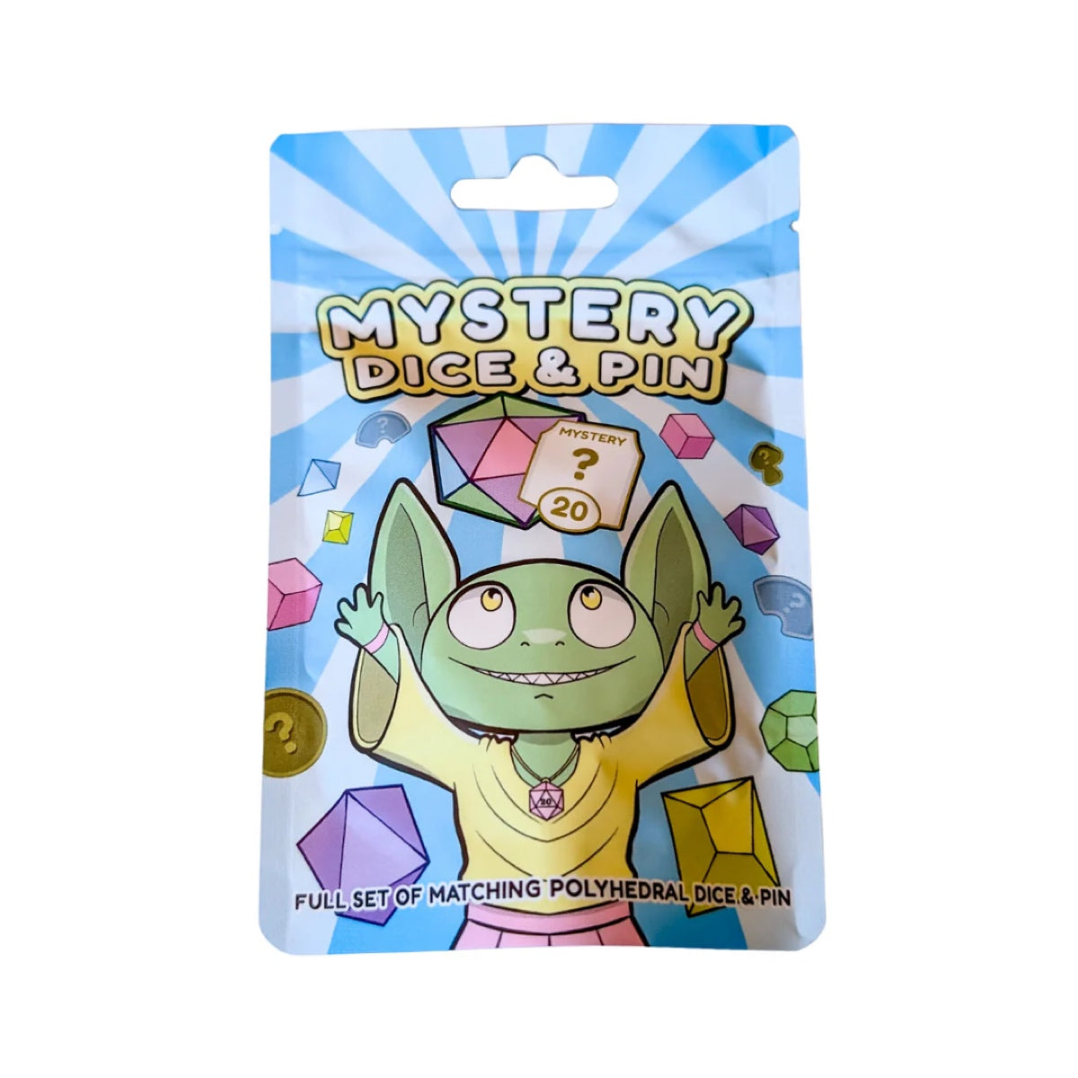 Mystery Dice Goblin: Mystery Dice & Pin Bag