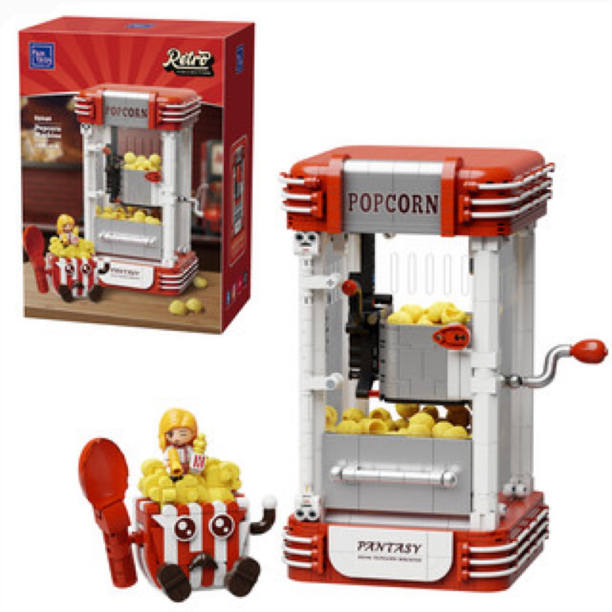 Pantasy: Retro Popcorn Maker Machine - 1201 pcs