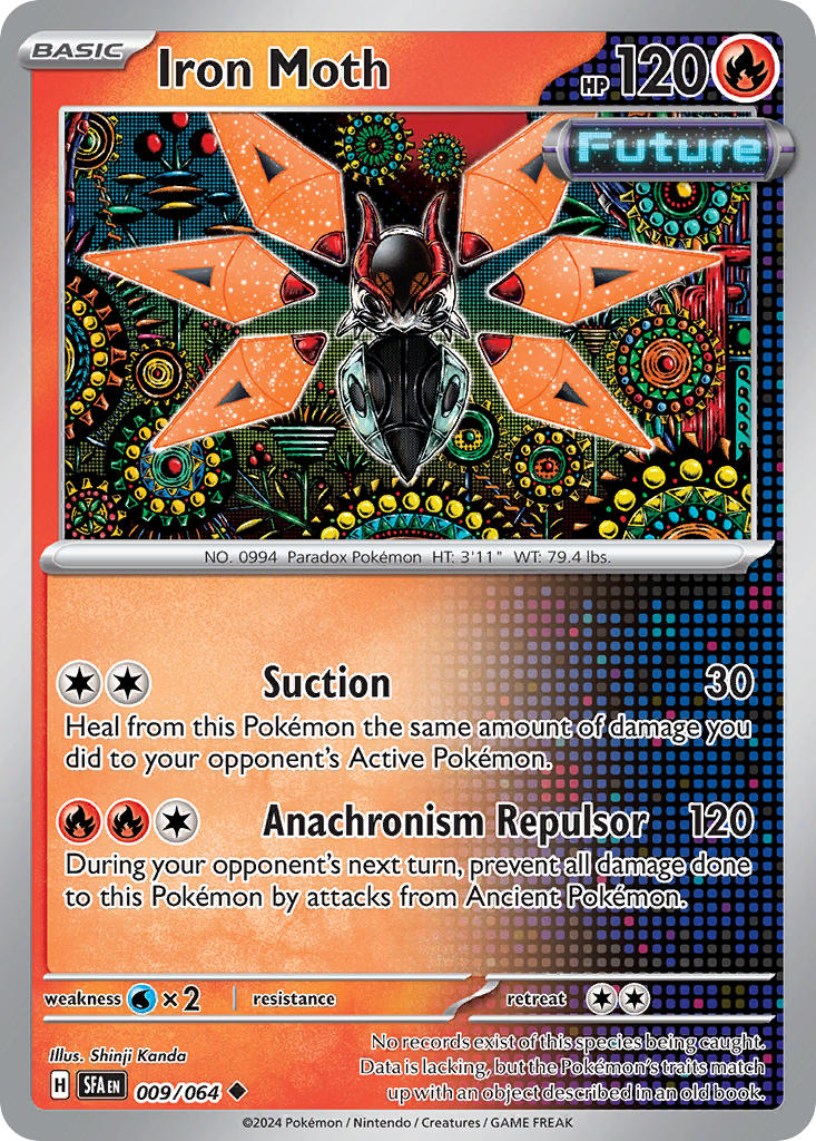 (009/064) Pokemon TCG Shrouded Fable Single: Iron Moth Uncommon