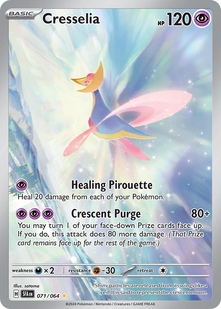 (071/064) Pokemon TCG Shrouded Fable Single: Cresselia Illustration Rare
