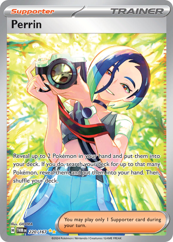 (220/167) Pokemon TCG Twilight Masquerade Single: Perrin Special Illustration Rare