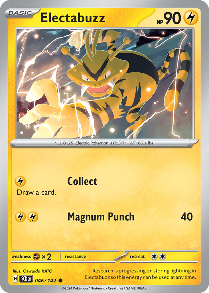 (046/142) Pokemon TCG Stellar Crown Single: Electabuzz Common