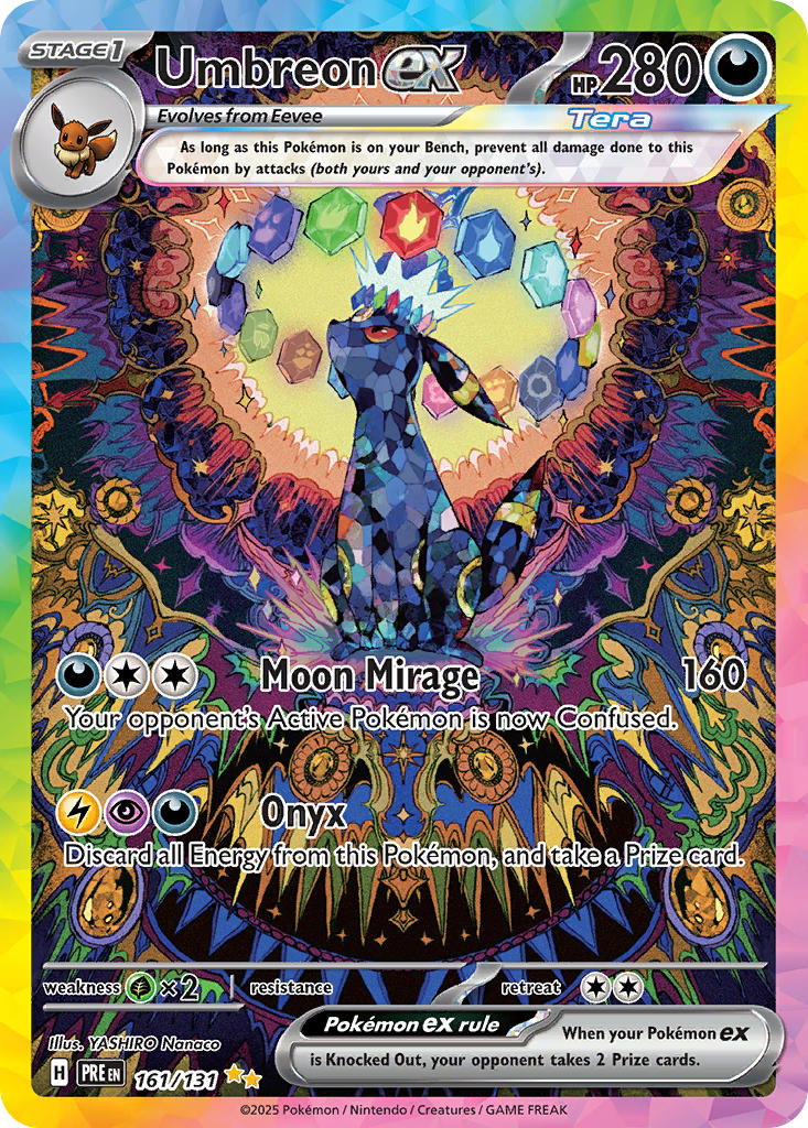 (161/131) Pokemon TCG Prismatic Evolutions Single: Umbreon ex Special Illustration Rare