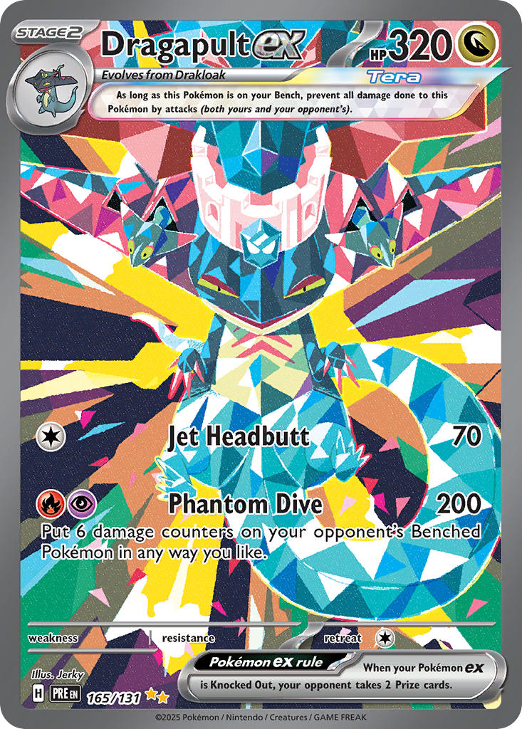 (165/131) Pokemon TCG Prismatic Evolutions Single: Dragapult ex Special Illustration Rare