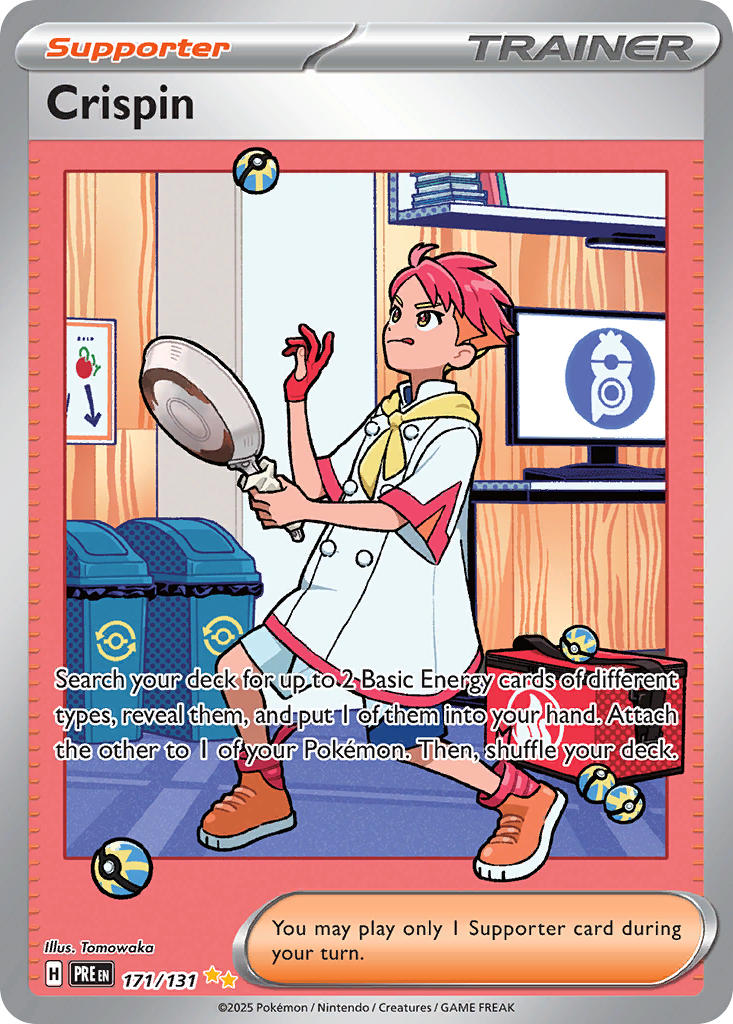 (171/131) Pokemon TCG Prismatic Evolutions Single: Crispin Special Illustration Rare