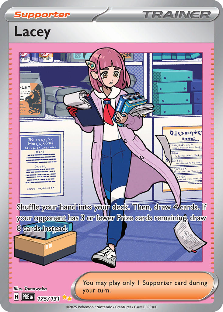 (175/131) Pokemon TCG Prismatic Evolutions Single: Lacey Special Illustration Rare
