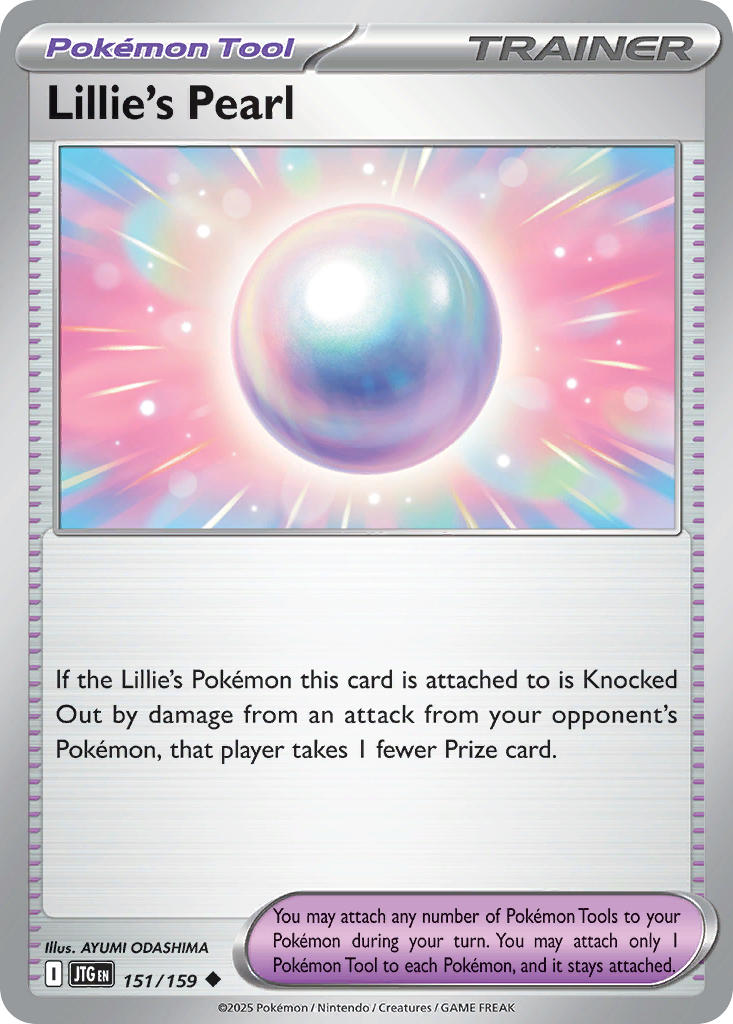 (151/159) Pokemon TCG Journey Together Single: Lillie's Pearl Uncommon