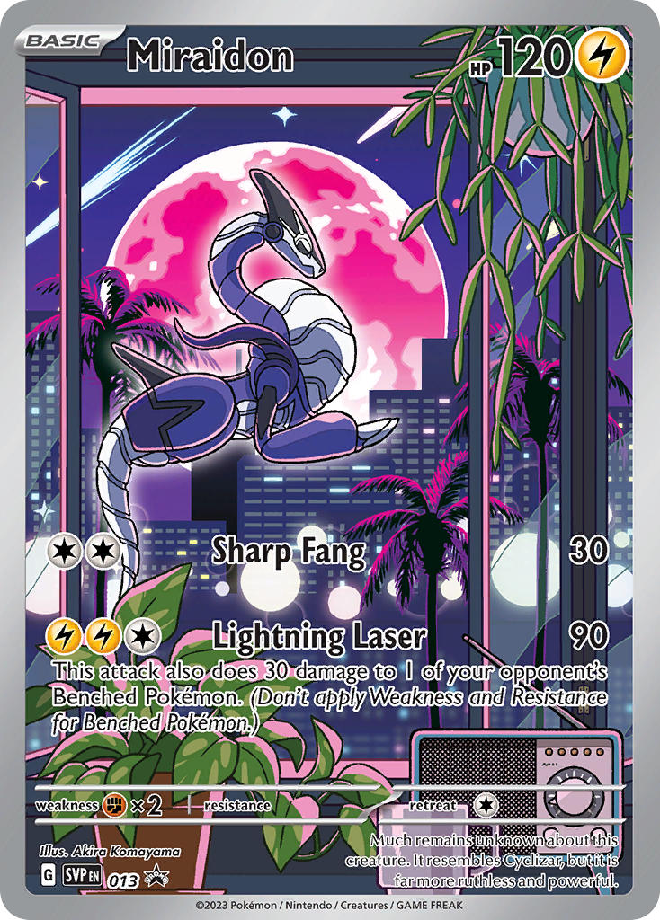 (013/ ) Pokemon TCG SV Black Star Promos Single: Miraidon Promo