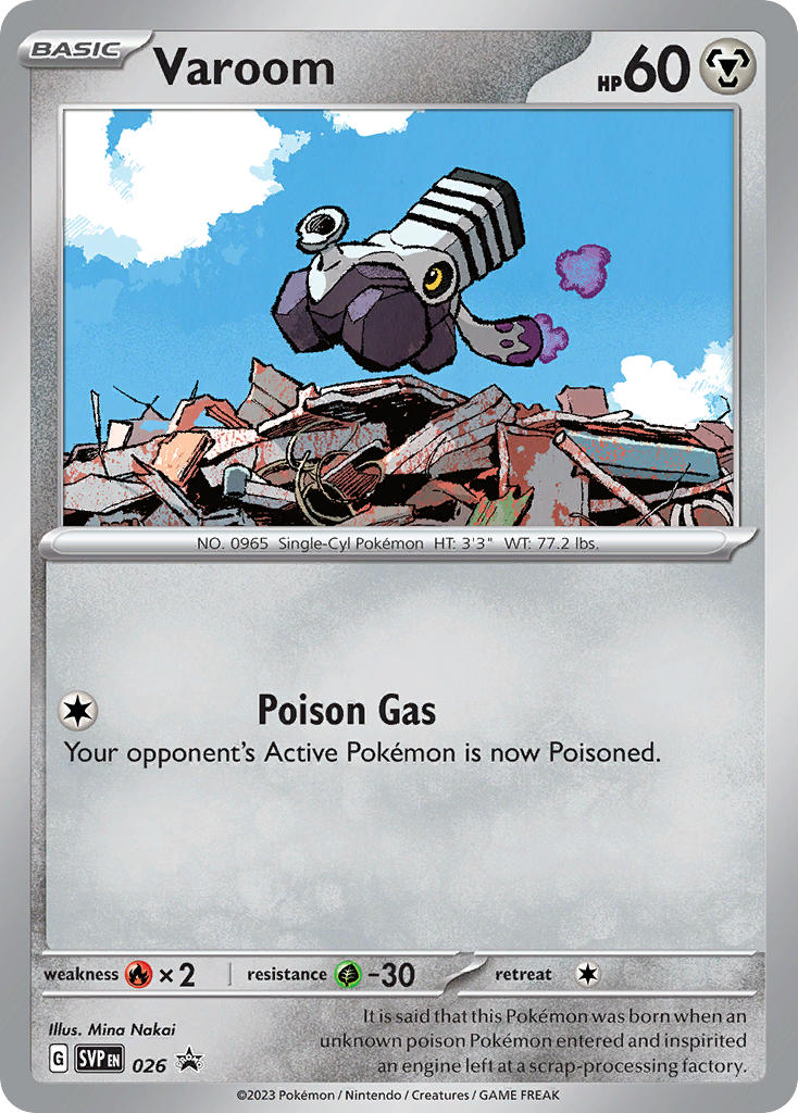 (026/ ) Pokemon TCG SV Black Star Promos Single: Varoom Promo