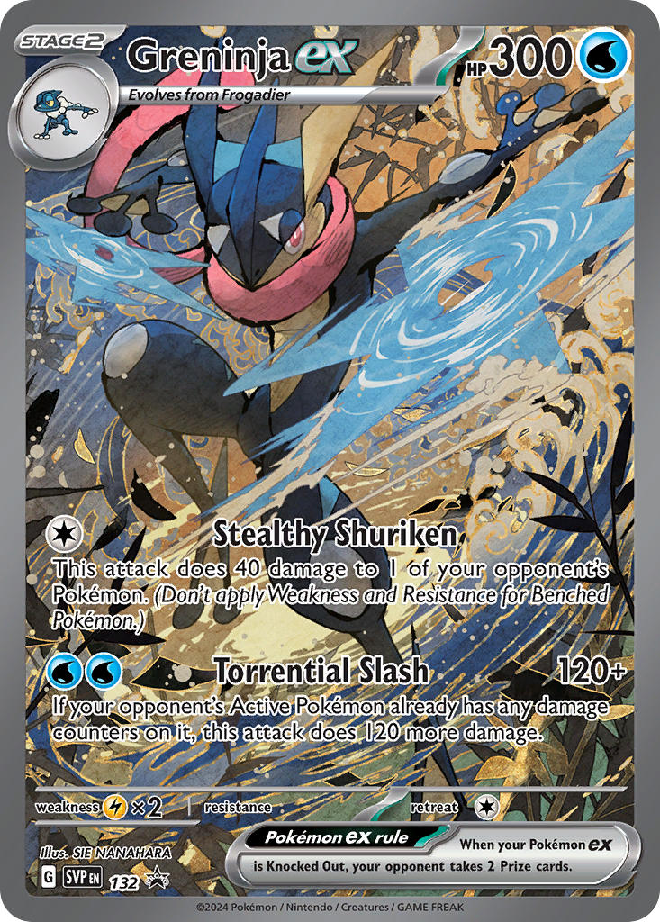 (132) Pokemon TCG SV Black Star Promos Single: Greninja ex Promo