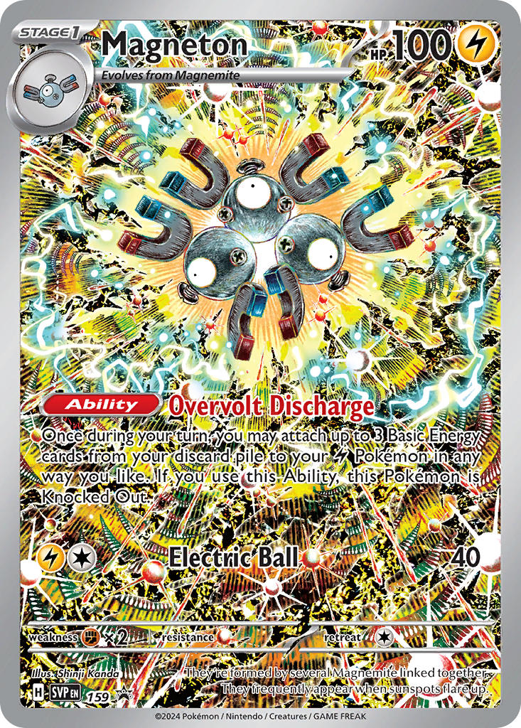 (159) Pokemon TCG SV Black Star Promos Single: Magneton Promo