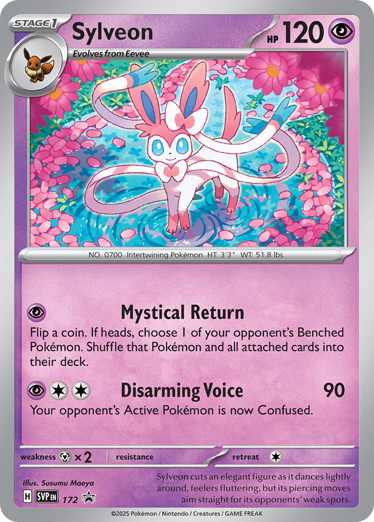 (172) Pokemon TCG SV Black Star Promos Single: Sylveon Promo