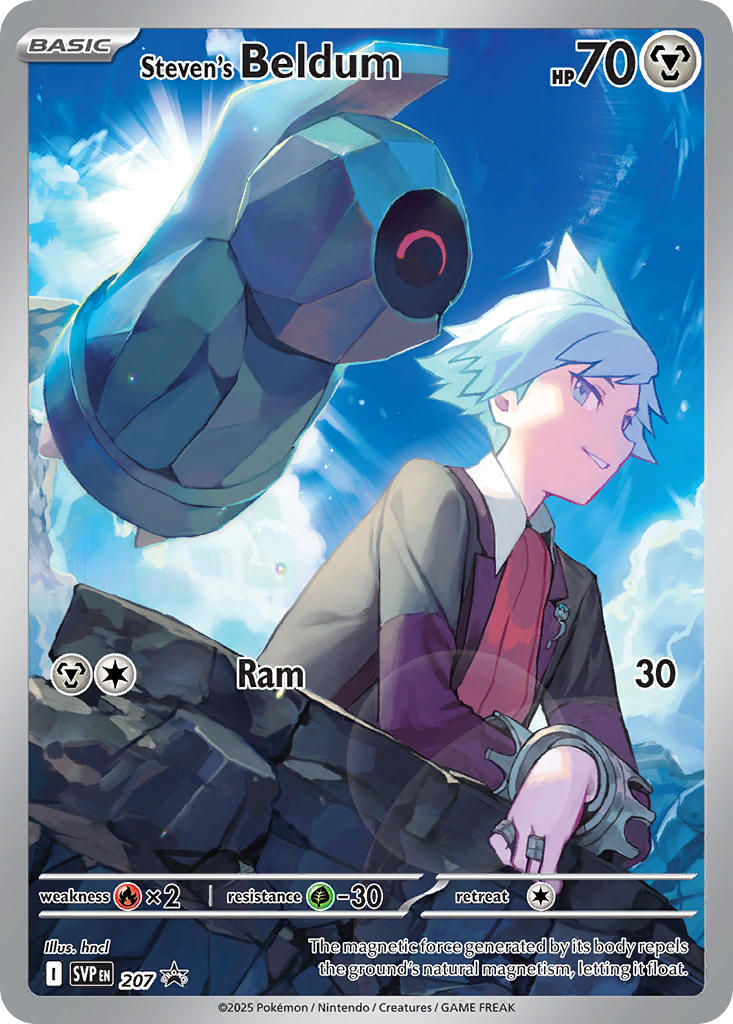 (207) Pokemon TCG SV Black Star Promos Single: Steven's Beldum Promo