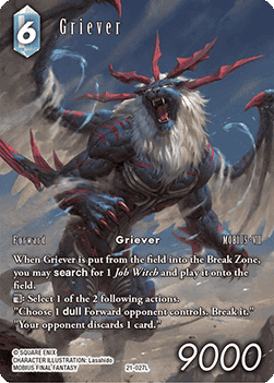 (21-027) Final Fantasy TCG Tears of the Planet Single: Griever (21-027) Legend