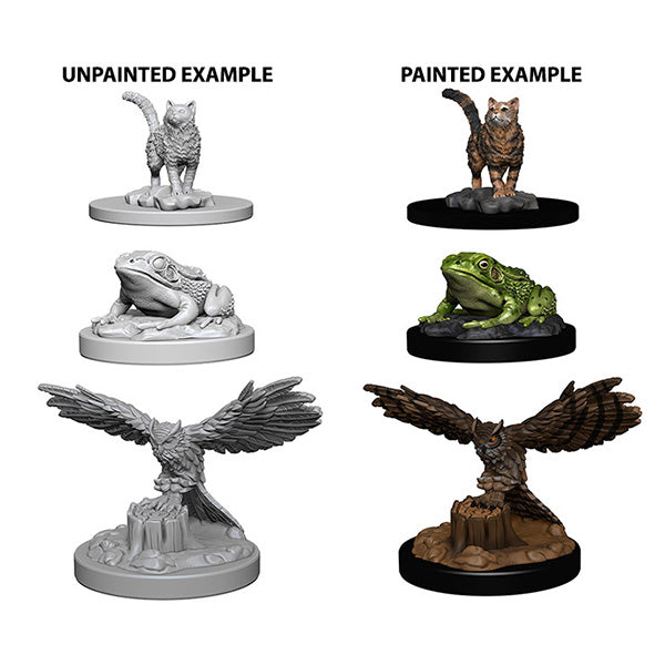 WizKids - Deep Cuts Unpainted Miniatures: Familiars - Wave 4