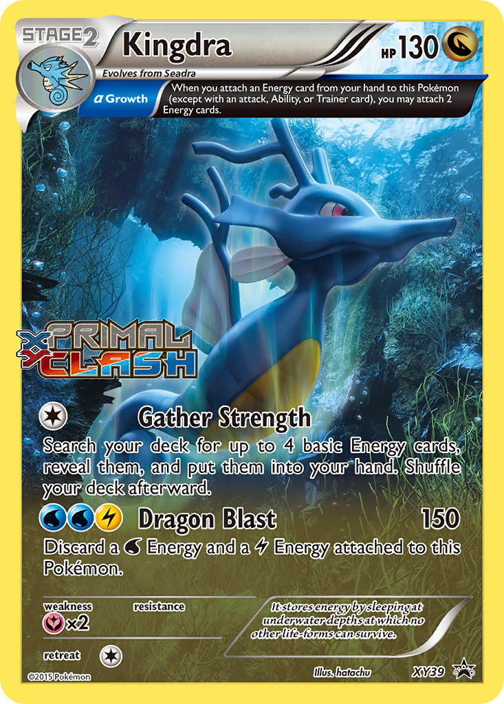 (039) Pokemon TCG XY Black Star Promos Single: Kingdra Promo