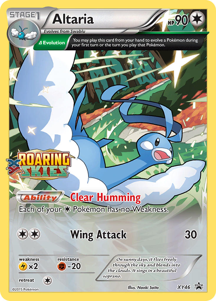(046) Pokemon TCG XY Black Star Promos Single: Altaria Promo