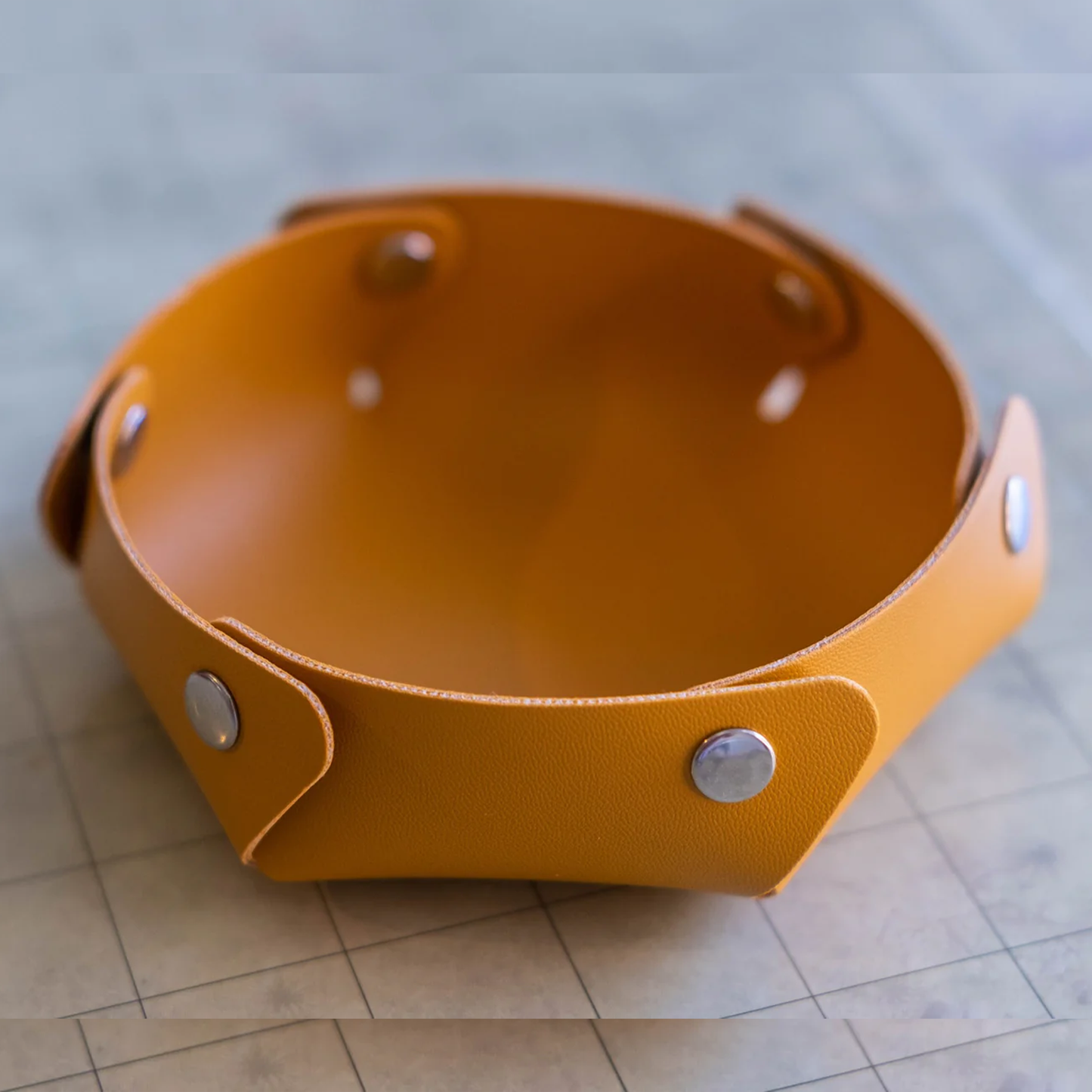 Mystery Dice Goblin: Circular Dice Tray - Yellow