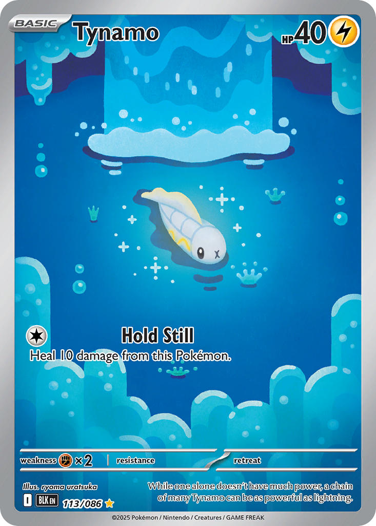 (113/086) Pokemon TCG Black Bolt Single: Tynamo Illustration Rare