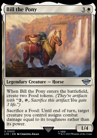 (003) Magic The Gathering The Lord of the Rings: Tales of Middle-earth Single: Bill the Pony Uncommon