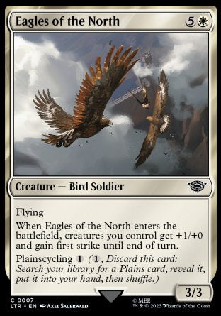 (007) Magic The Gathering The Lord of the Rings: Tales of Middle-earth Single: Eagles of the North Common