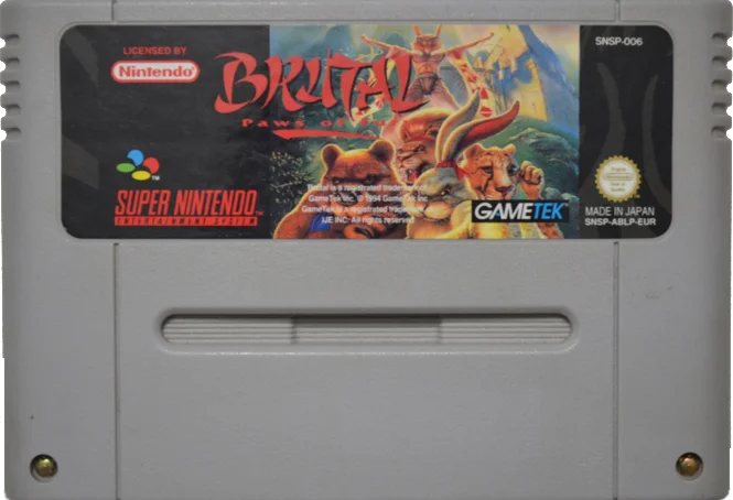 Super Nintendo: Brutal Paws of Fury