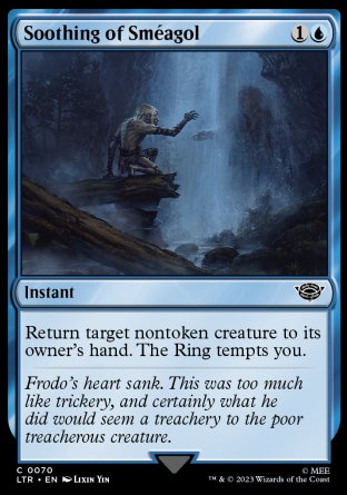 (070) Magic The Gathering The Lord of the Rings: Tales of Middle-earth Single: Soothing of Sm������agol  Common