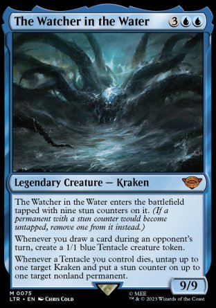 (075) Magic The Gathering The Lord of the Rings: Tales of Middle-earth Single: The Watcher in the Water Mythic
