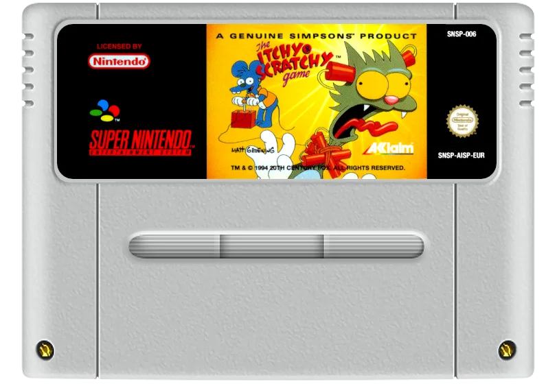 Super Nintendo: The Itchy and Scratchy Game