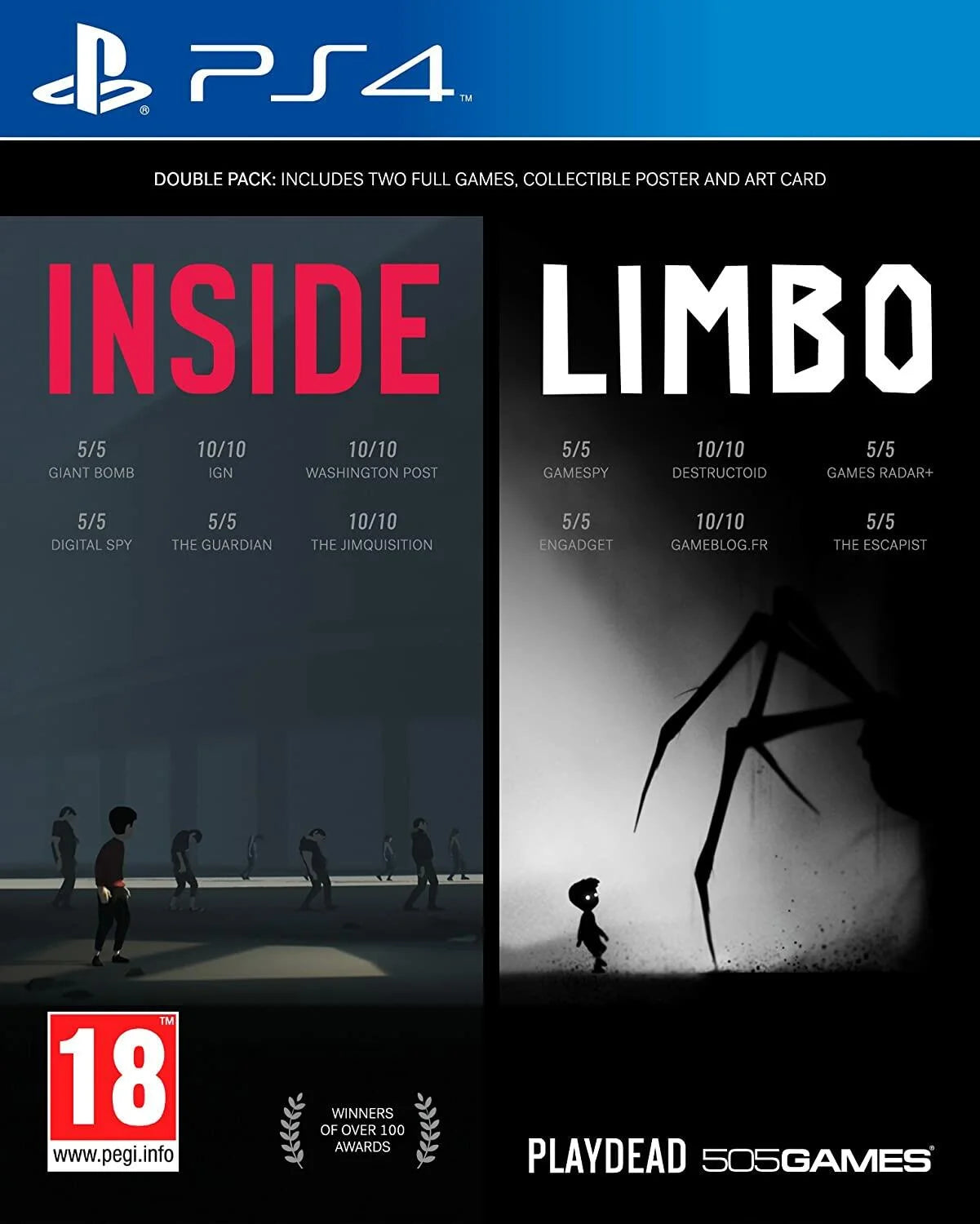Playstation 4: Inside & Limbo Double Pack