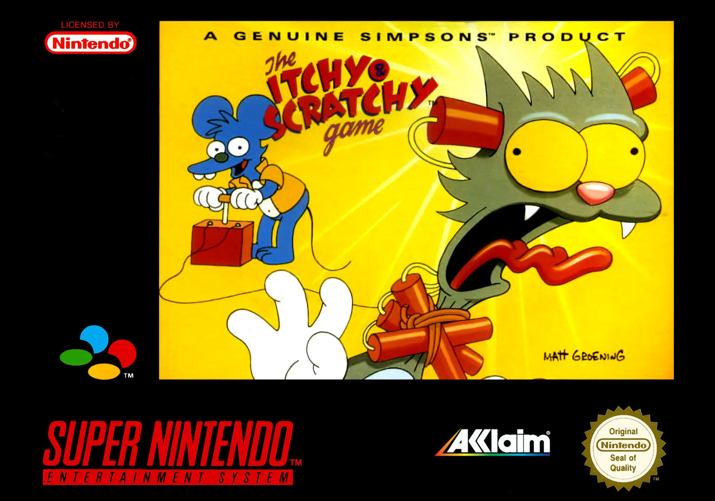 Super Nintendo: The Itchy and Scratchy Game
