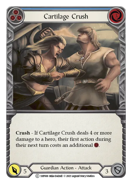 (1HP069) Flesh & Blood TCG History Pack 1 Single: Cartilage Crush (Blue) (Regular) Common