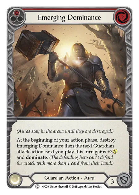 (1HP079) Flesh & Blood TCG History Pack 1 Single: Emerging Dominance (Red) (Regular) Common
