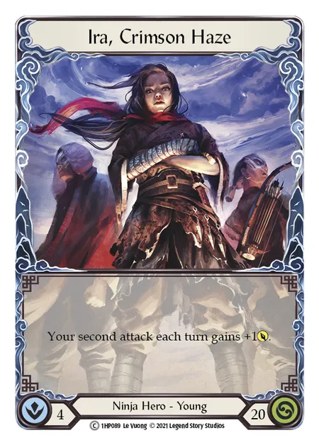 (1HP089) Flesh & Blood TCG History Pack 1 Single: Ira, Crimson Haze (Regular) Common