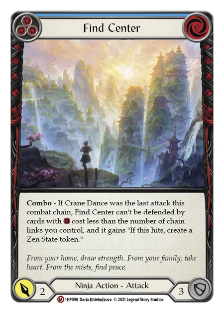 (1HP098) Flesh & Blood TCG History Pack 1 Single: Find Center (Regular) Majestic