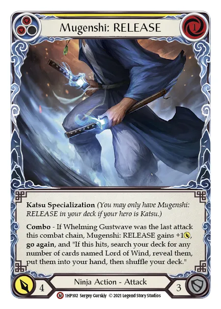 (1HP102) Flesh & Blood TCG History Pack 1 Single: Mugenshi: RELEASE (Regular) Majestic