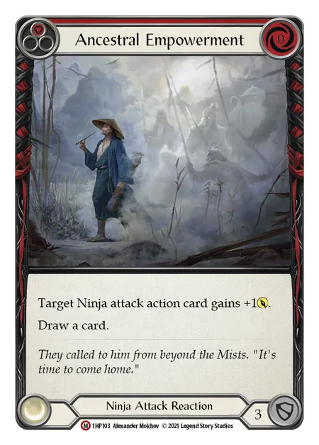 (1HP103) Flesh & Blood TCG History Pack 1 Single: Ancestral Empowerment (Regular) Majestic