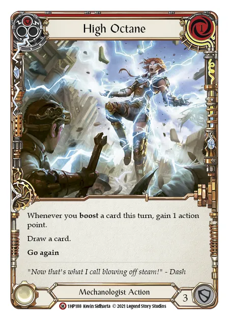 (1HP188) Flesh & Blood TCG History Pack 1 Single: High Octane (Regular) Majestic