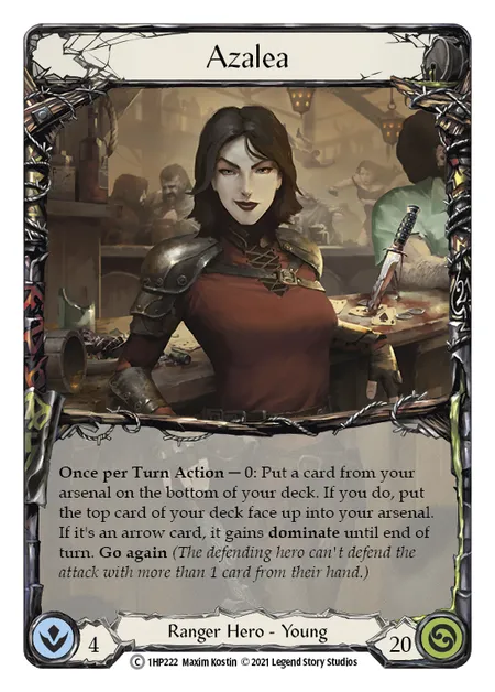 (1HP222) Flesh & Blood TCG History Pack 1 Single: Azalea (Regular) Common