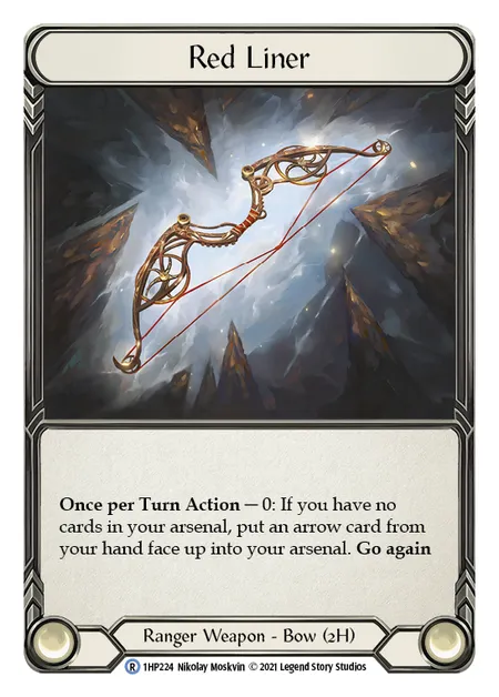 (1HP224) Flesh & Blood TCG History Pack 1 Single: Red Liner (Regular) Rare