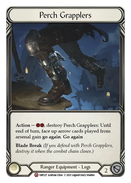 (1HP227) Flesh & Blood TCG History Pack 1 Single: Perch Grapplers (Regular) Majestic