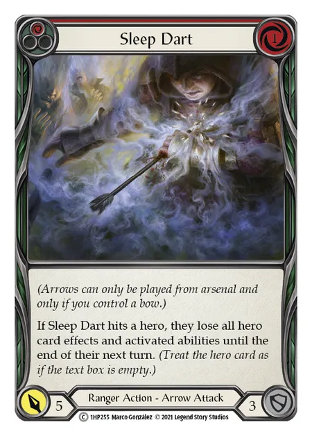 (1HP255) Flesh & Blood TCG History Pack 1 Single: Sleep Dart (Red) (Regular) Common