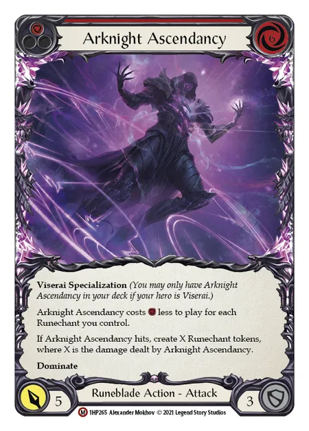 (1HP265) Flesh & Blood TCG History Pack 1 Single: Arknight Ascendancy (Regular) Majestic